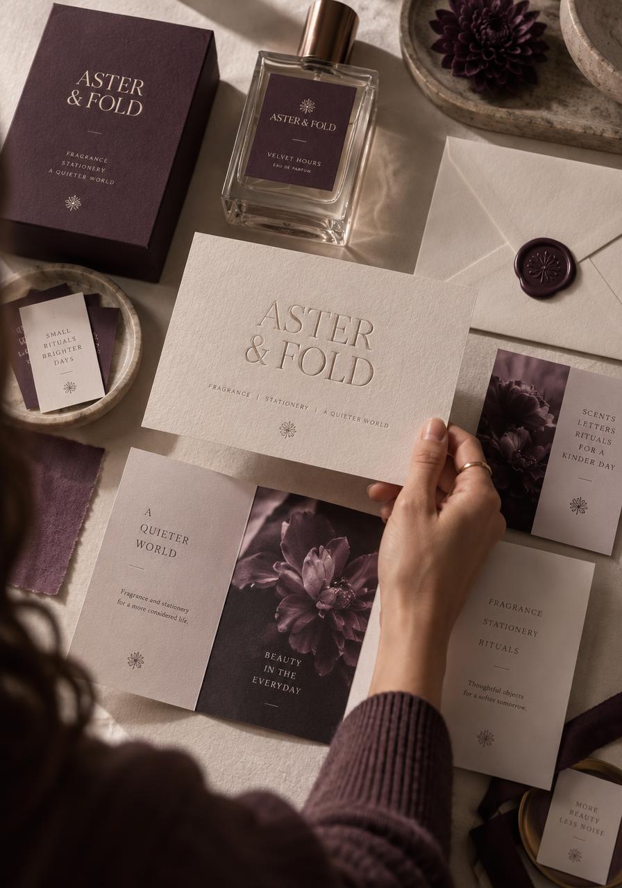 Aster & Fold — Brand Identity